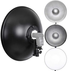 Beauty Dish with Honeycomb & Speed Ring 42cm