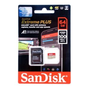 SanDisk Extreme 64GB 100/mbps microSDXC Memory Card