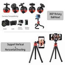 LDX-668 Flexible Mini table desk tripod Octopus for Gopro DSLR Camera Mobile