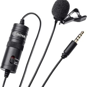 BOYA BY M1DM Dual Lavaliere Microphone For Mobile Camera DSLR