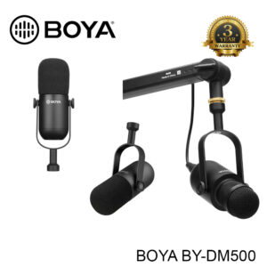 BOYA BY-DM500 Dynamic XLR Podcast Microphone