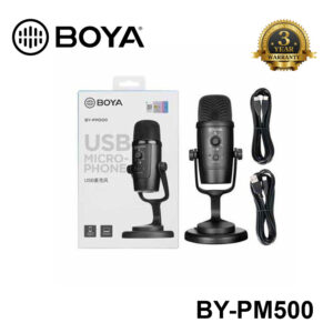 BOYA BY-PM500 USB Microphone ASMR Gaming Podcast Music