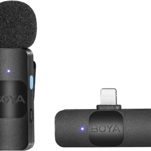 BOYA BY-V2 Wireless Microphone With NR Button for iphone,IOS Devices