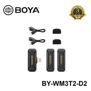 BOYA BY-WM3T2-D2 Wireless Microphone For Iphone