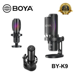 BOYA K9 Desktop Vibrant Lighting Condenser USB Microphone