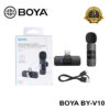BOYA BY-V10 Wireless Noise Reduction Mic for Mobile, PC & Laptop