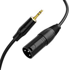 Boya input cable XLR male - 3.5mm TRS locking connector