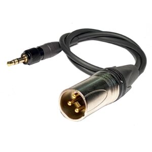 Boya input cable XLR male - 3.5mm TRS locking connector