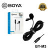 Clip On Latest Mic Boya M3 Lavalier Microphone for Type-C devices