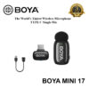 BOYA MINI 17 Single Type C World Tiniest Wireless Microphone