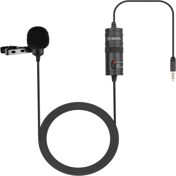 Boya BY-M1 Universal Lavalier Microphone With 3 Year Warranty