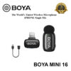 BOYA MINI 16 Single IPHONE World Small Wireless Microphone